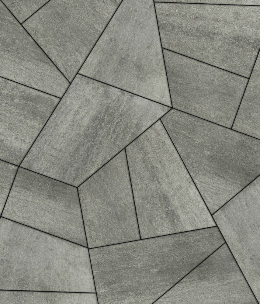 Тротуарная плитка Оригами <span>цвет Шунгит</span>