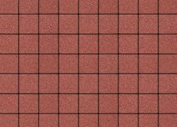 Тротуарная плитка Квадрат 100х100х40 мм <span>цвет Красный</span>