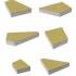Тротуарная плитка Оригами <span>цвет Желтый</span>