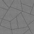 Тротуарная плитка Оригами <span>цвет Серый</span>
