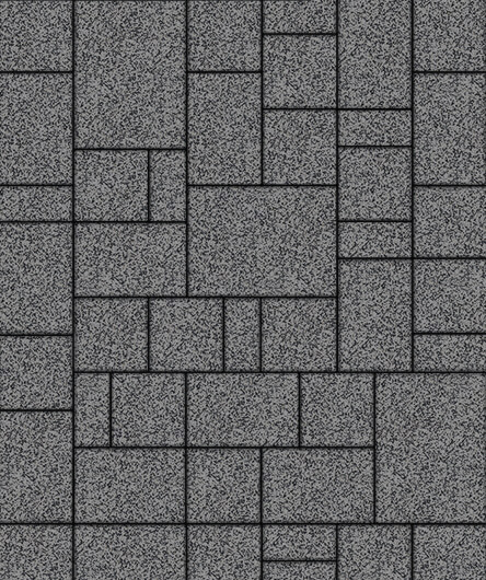 Тротуарная плитка Мюнхен <span>цвет Серый с чёрным</span>