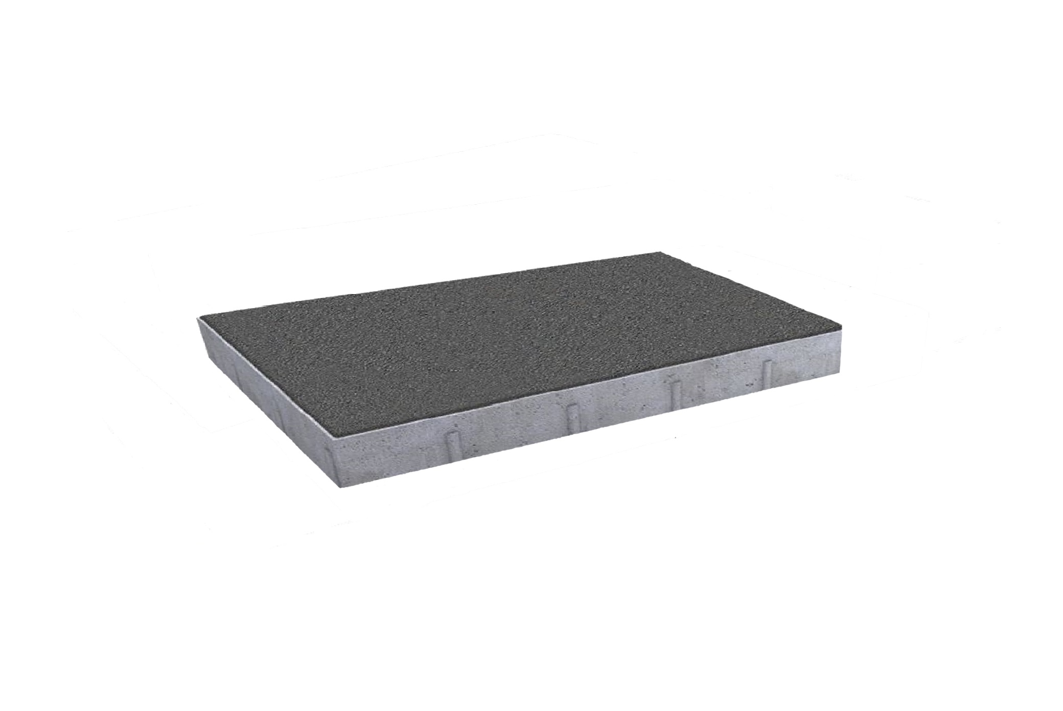 Тротуарная плитка Прямоугольник 750х500х80 мм <span>цвет Серый</span>
