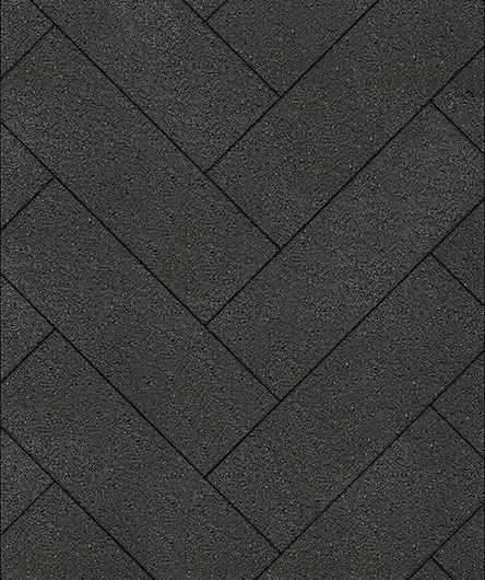 Тротуарная плитка Прямоугольник 600х200х80 мм <span>цвет Черный</span>