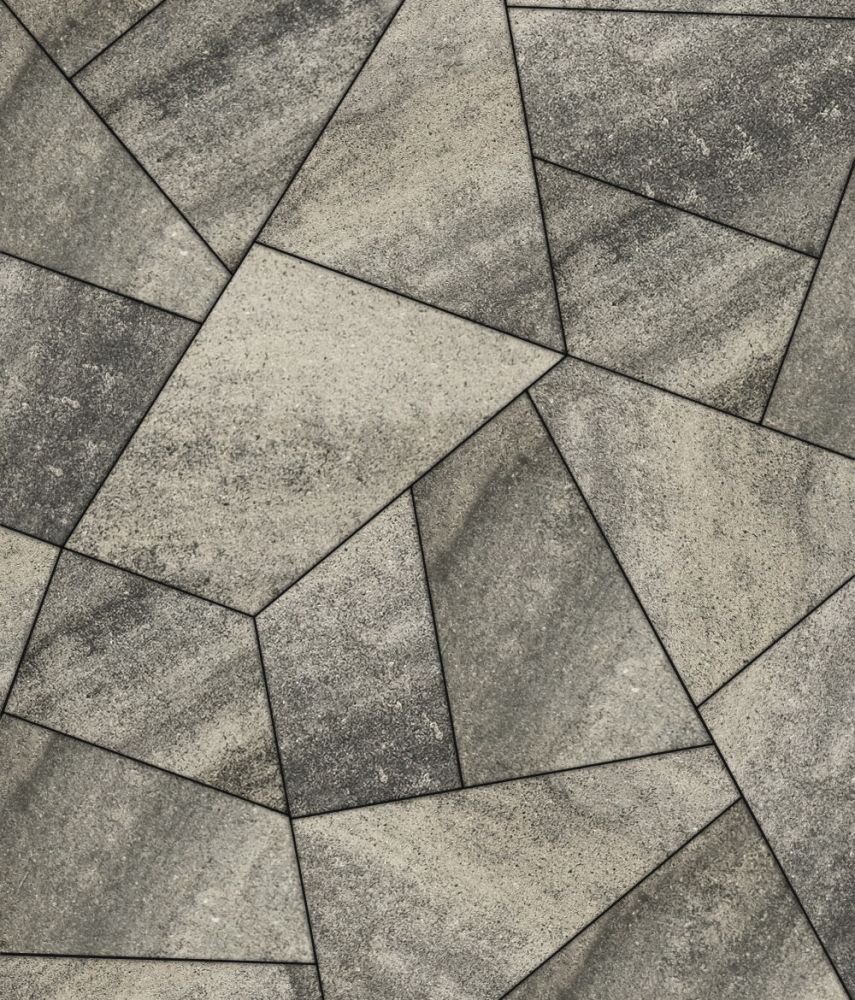 Тротуарная плитка Оригами <span>цвет Антрацит</span>