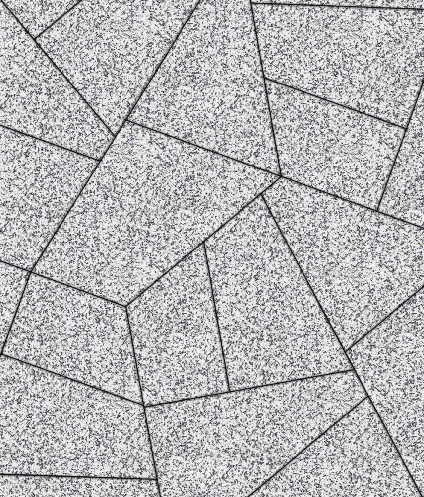 Тротуарная плитка Оригами <span>цвет Чёрно-белый Стоунмикс</span>